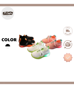 GIÀY THỂ THAO ĐÈN CHO BÉ TRAI BÉ GÁI 3-10 TUỔI. SNEAKER LƯỜI CAO CẤP CÓ ĐÈN CHO BÉ.