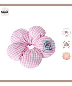 Buộc Tóc Scrunchies Flower Dây Buộc Tóc zTown