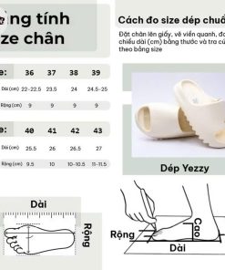 Dép bánh mì đế răng cưa cực Basic dành cho Nam và Nữ