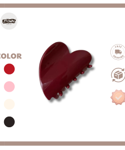 Kẹp Tóc Trái Tim Acrylic Kẹp Tóc Hàn Quốc zTown